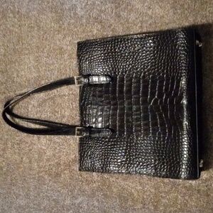 Silvano Biagini crocodile and hair handbag